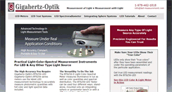 Desktop Screenshot of led-measurement.com